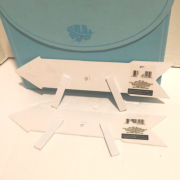 Wedding reception signs white & grey reception &gifts decor direction arrows NWT - Picture 4 of 5